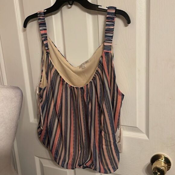 NWT Nine Britton Stitch Fix Striped Cami Tank Top XXL - Picture 3 of 7